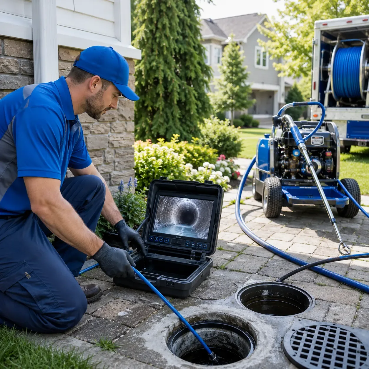 Outdoor drain cleaning professionals serving Roanoke Rapids, NC
